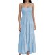 thumbnail image 1 of Vestido largo bohemio con tirantes a rayas para mujer - Vestido largo informal de verano para la playa, 1 of 4