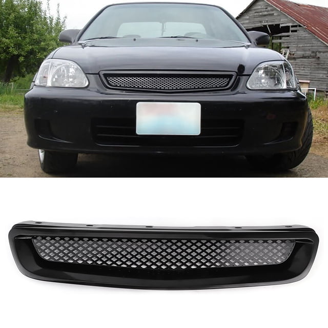 Grilla de Parachoques, Superficie Lisa ABS de la Parrilla Frontal para Auto