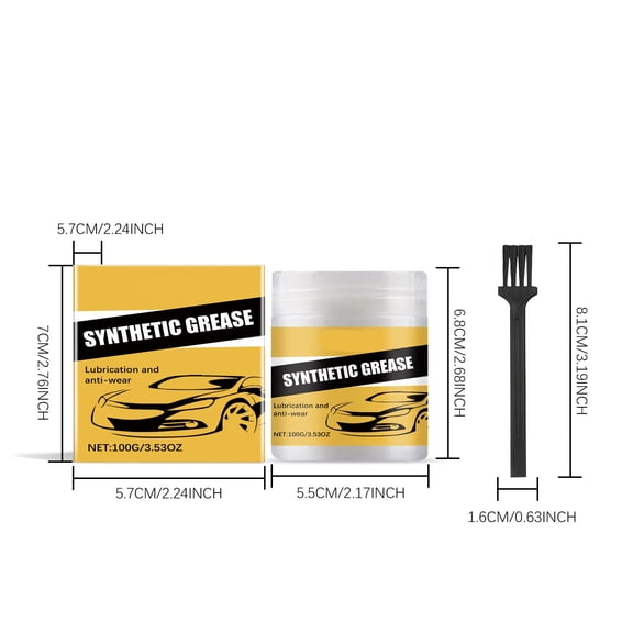 Momihoom Multi-Purpose Synthetic Lubricating Grease, Anti-Wear and Anti-Rust Formula for Automotive Maintenance