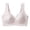 Purple, variant on Seamless Jelly Soft Support T Shirt Bra For Full Coverage Sagging Comfort Wireless Unlined Pullover Bralette, L, Khaki