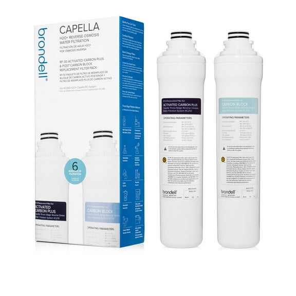 H2O  Capella Sediment & Carbon Replacement Filters Set/2 (for RC250)