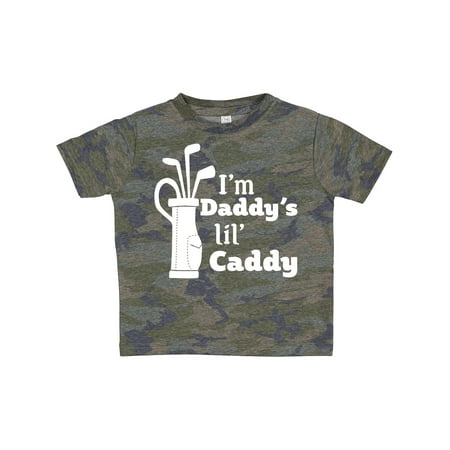 

Inktastic I m Daddy s Li l Caddy- Golf for Kids Gift Toddler Boy or Toddler Girl T-Shirt