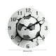 thumbnail image 3 of Reloj de pared de madera de 30 cm con personalidad | Reloj decorativo silencioso y moderno | Decoración para el hogar multicolor y duradera | Fácil montaje para sala de estar, dormitorio y oficina, 3 of 6