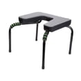 thumbnail image 3 of S SERENABLE Yoga Headstand Bench Inversion Chair PU Pads Strong Steel Frame Core Strength Building Headstand Yoga Headstand Stool Black WITH Mat, 3 of 9
