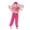 Hot Pink, variant on Girls Outfits Handmade Belly Dance Belly Dancing Dance Cloth Girls Clothing,Red,Size 6 -7 Years
