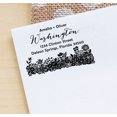 thumbnail image 3 of Printtoo Personalized Violet Self Inking Wedding Invitation Custom Address Rubber Stamper-60 x 40 mm, 3 of 6