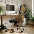 thumbnail image 3 of HELLHERO Deer Print Office Chair Cover Stretchable Computer Chair Slipcovers Elastic Office Desk Chairs Covers 1 Piece Soft, 3 of 7