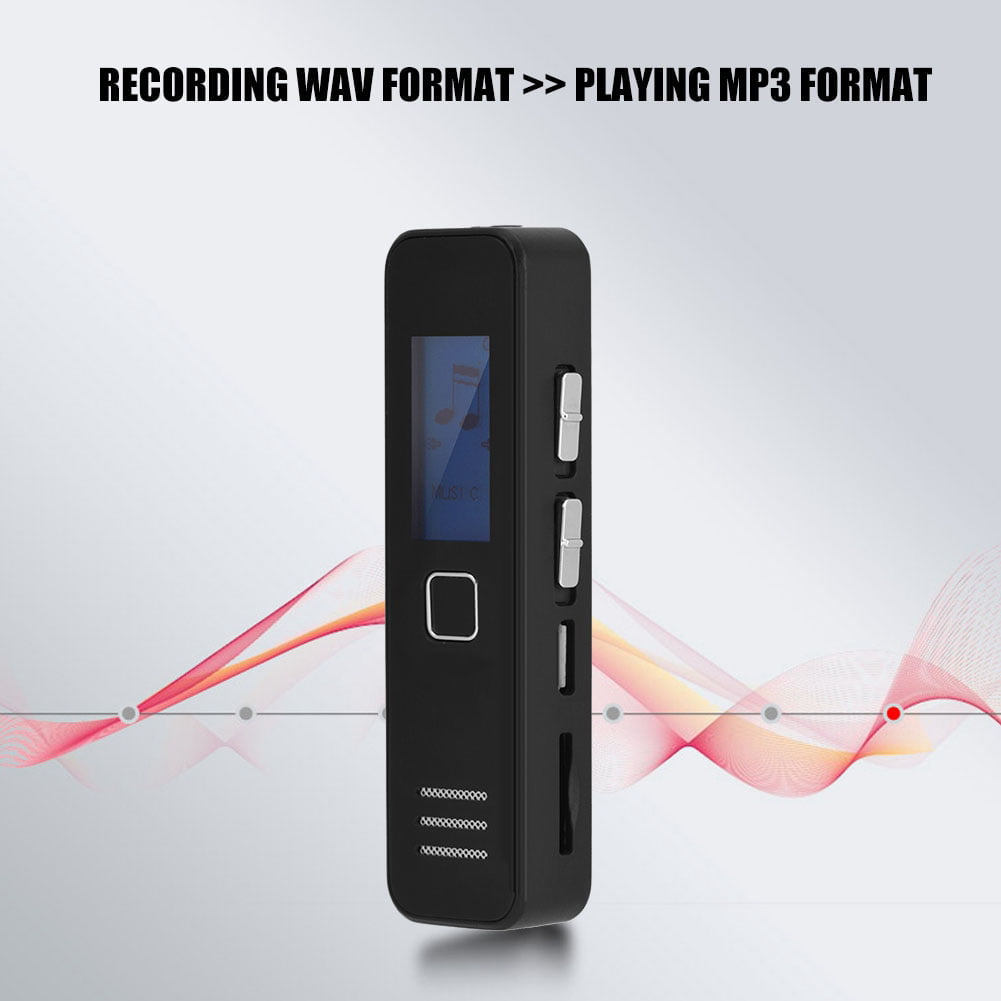20-Stunden-Aufnahme mit 192 Kbit/s Sprachrekorder MP3-Wiedergabe des Mini-Voice-Recorder-Stiftes 32 GB TF-Karte Digitaler Aufnahmestift