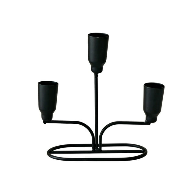 Portavelas para Candelabros Portavelas de Metal de Hierro, Mesas de Comedor, Utensilios de Velas, Accesorios Decorativos