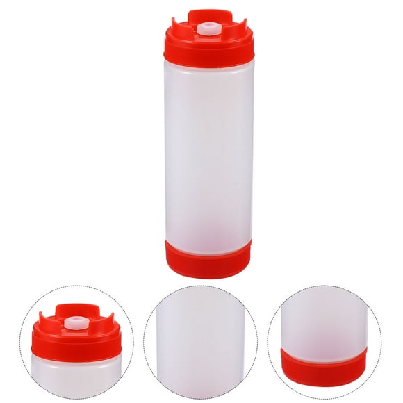 OUNONA small condiment squeeze bottles Sauce Containers Plastic Liquid Storage 1Pack