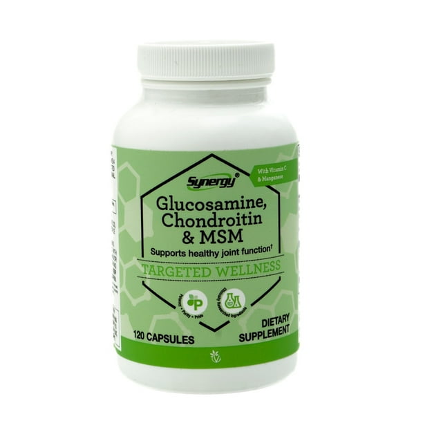 Synergy Glucosamine Chondroitin & Msm With Vitamin C & Manganese 120
