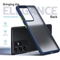 thumbnail image 2 of Zero Serie for Samsung Galaxy S21 Ultra Case 5G, [Wireless Charging Support] [Translucent Matte Thin Phone Case] Shockproof Slim Cover 6.8'', Blue, 2 of 14