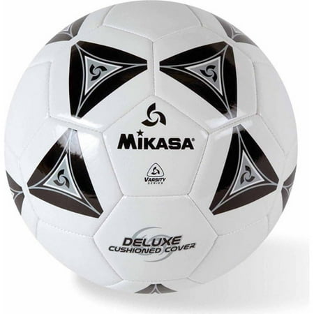 Mikasa Soft Soccer Ball, Size 4, Black/White