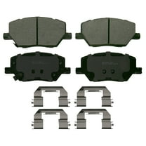 Wagner QuickStop ZD1811 Ceramic Disc Brake Pad Set Fits select: 2018-2021 JEEP COMPASS, 2015-2018 JEEP RENEGADE