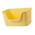 thumbnail image 4 of Bandeja para arena para gatos jinwen con parte abierta duradera antisalpicaduras Amarillo, 4 of 8