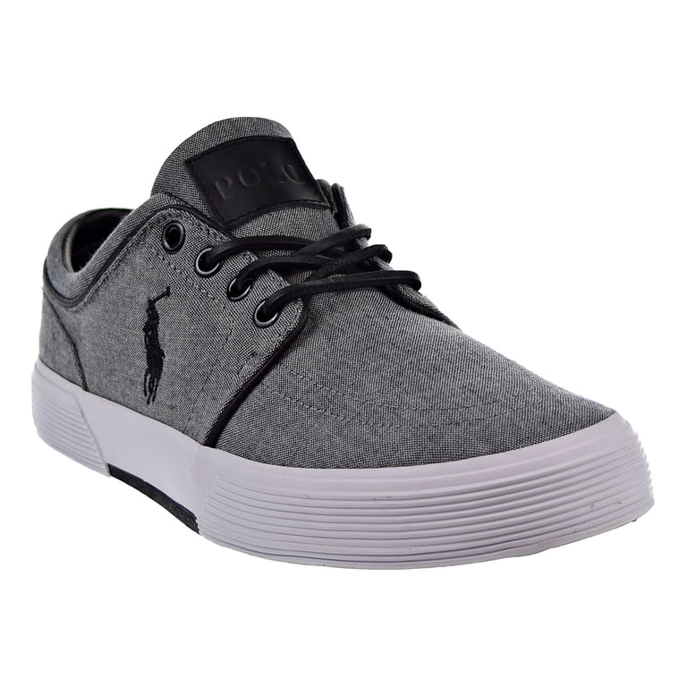 Polo Ralph Lauren Men's Faxon Low Sneaker Grey / Pure Black