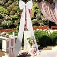 thumbnail image 5 of Rdhnmea 190cm Giant Bow Decoration Big Coquette Ribbon Bows for Wedding Engagement Birthday Party Backdrop Wall Home Christmas Decor, 5 of 9