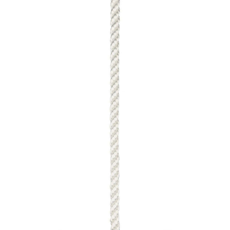 Golberg  White Twisted Nylon Rope Cord Utility Line (1 Inch, 10 FT) 