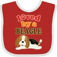 thumbnail image 3 of Inktastic Beagle Dog Lover Boys or Girls Baby Bib, 3 of 4