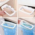 thumbnail image 3 of Pack of 2 Trash Bag Holder for Kitchen Cupboard, Kitchen Plastic Bag Trash Bin Garbage Bags Storage Rack,RV Garbage Bag Hanger, Space Saving Garbage Hook, Kitchen Organize (GreenWhite), 3 of 6