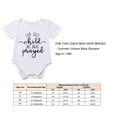 thumbnail image 2 of FOR THIS CHILD WE HAVE PRAYED - Baby Boy Girl Unisex Romper Newborn Babygrows White 3-6 Months, 2 of 6