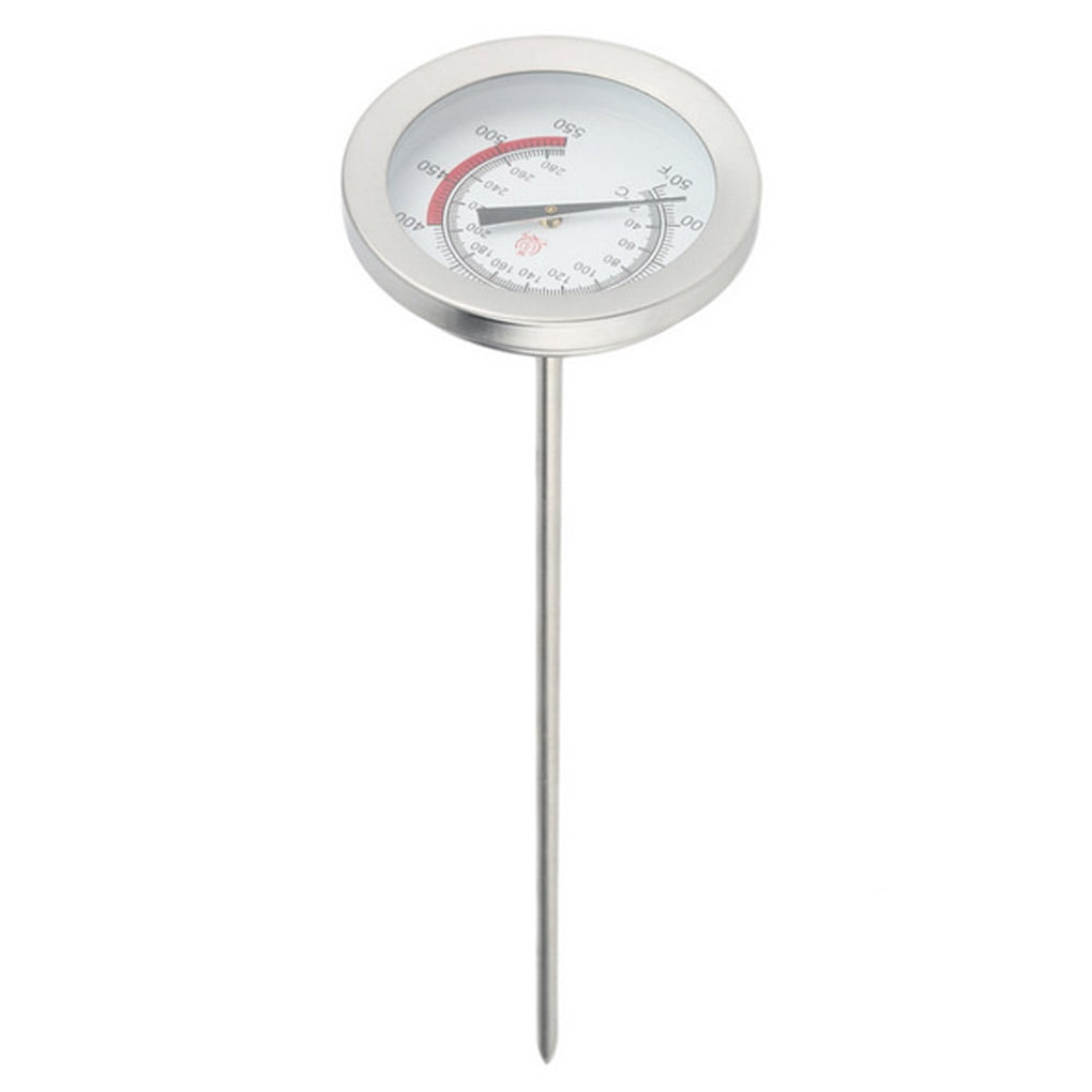 Oil Thermometer Deep Fry, Stainless Steel Meat Cooking Thermometer with
