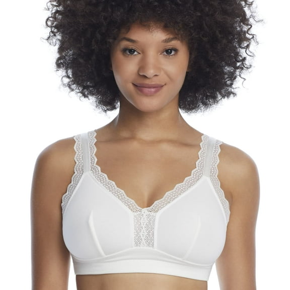 PARFAIT White Dalis Full Figure Sleep Wire Free Bralette, US 38F, UK 38E, NWOT