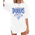 thumbnail image 1 of Camiseta ASTANFY de béisbol para mujer, talla grande, blanca, 1 of 5