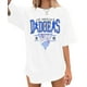 thumbnail image 1 of Camiseta ASTANFY de béisbol para mujer, talla grande, blanca, 1 of 5