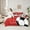 Black White Red, variant on Manfei Sport Soccer 7-Piece Twin Bedding Sets for Female Men Teens,Boys Football Print Bedding Comforter Set,Ball Gamer Breathable Sheet Sets,Luxury Bedroom Decor,Reversible