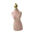 thumbnail image 3 of Expositor de collares, busto, organizador de cadenas, decoración y almacenamiento de joyas. Rosa, 3 of 9