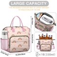 thumbnail image 5 of Large Cooler Bag Insulated Bags for Working Women,Waterproof Cooler Tote with MultiPockets for Adult,Insulated Lunch Box for Beach,Picnic,Work,Rainbow Cartoon, 5 of 7