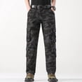 thumbnail image 2 of OJinShaWanO Motorcycle Riding Pants Men's Straight Leg Outdoor Casual Trousers with Multiple Pockets and Loose Work Pants, 2 of 9