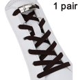 thumbnail image 2 of 1 par de cordones elásticos sin atar, con cierre magnético, talla única, color negro, 2 of 5