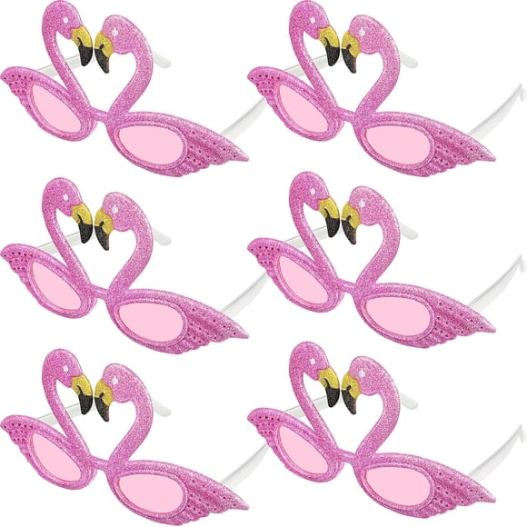 6 Lentes de Sol de Fiesta con Diseño de Flamenco Weewooday para Adultos