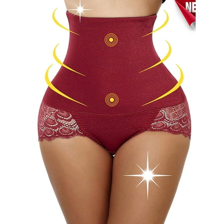 

SHCKE Women High Waist Shapewear High Waist Body Shaper Waist Trainer Control Panties Thigh Slimmer