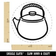 thumbnail image 2 of Classic Sweet Teapot Kettle Green Tea Self-Inking Rubber Stamp Ink Stamper - Red Ink - Medium 1 Inch, 2 of 7