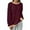 Wine, variant on Busydd Womens Sweatshirts Crewneck Striped Pullover Sweatshirt Fashion Casual Fall Sweatshirts for Women Long Sleeve Loose Oversized Sweatshirt Plus Size Sweatshirt S-6XL