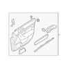Genuine OE Ford Door Trim Panel - AA5Z5423942AA