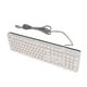 thumbnail image 2 of Teclado mecánico para juegos con retroiluminación RBG, USB, 104 teclas, con cable, estilo punk retro, para computadora portátil, color blanco, 2 of 5