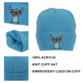 thumbnail image 2 of Lilo & Stitch Stitch Embroidery On Acrylic Knit Standard Cuff Beanie, 2 of 7
