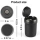 thumbnail image 2 of Car Ashtray, with Color Breathing Light, Portable Smokeless Car Ashtray with Lid, Detachable Ceramics Inner Car Ashtray, 2 of 4