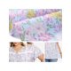 thumbnail image 5 of GRACE & GRANDEUR Blusa Floral de Talla Grande para Mujeres para el Día de la Madre y Pascua, Cuello con Muesca, Bordes de Encaje, Mangas con Volantes, Top Casual de Verano 4X Púrpura Claro, 5 of 6