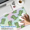 thumbnail image 4 of Long Mouse Pads for Desk,Cute Green Dinosaurs Gradient Pattern Desk Mats on Top Of Desks, Desk Mouse Pad Extra Large with 3mm Non-Slip Base and Stitched Edge for Gaming,Office,Work,Home 31.5"x15.7", 4 of 6