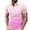 A-Pink749, variant on Bibifish Mens Polo Shirts Two Tone Gradient Solid Short Sleeve Polo Shirts Regular Fit Lightweight Daily Tops