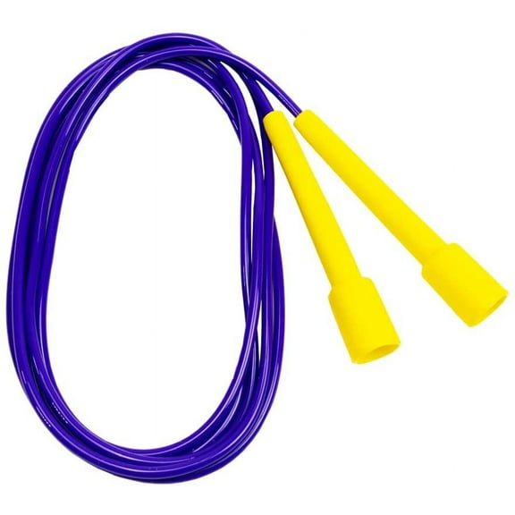 Cannon Sports 9 Foot Speed Jump Rope For Cardio Training And Sports Fitness Purple/Yellow