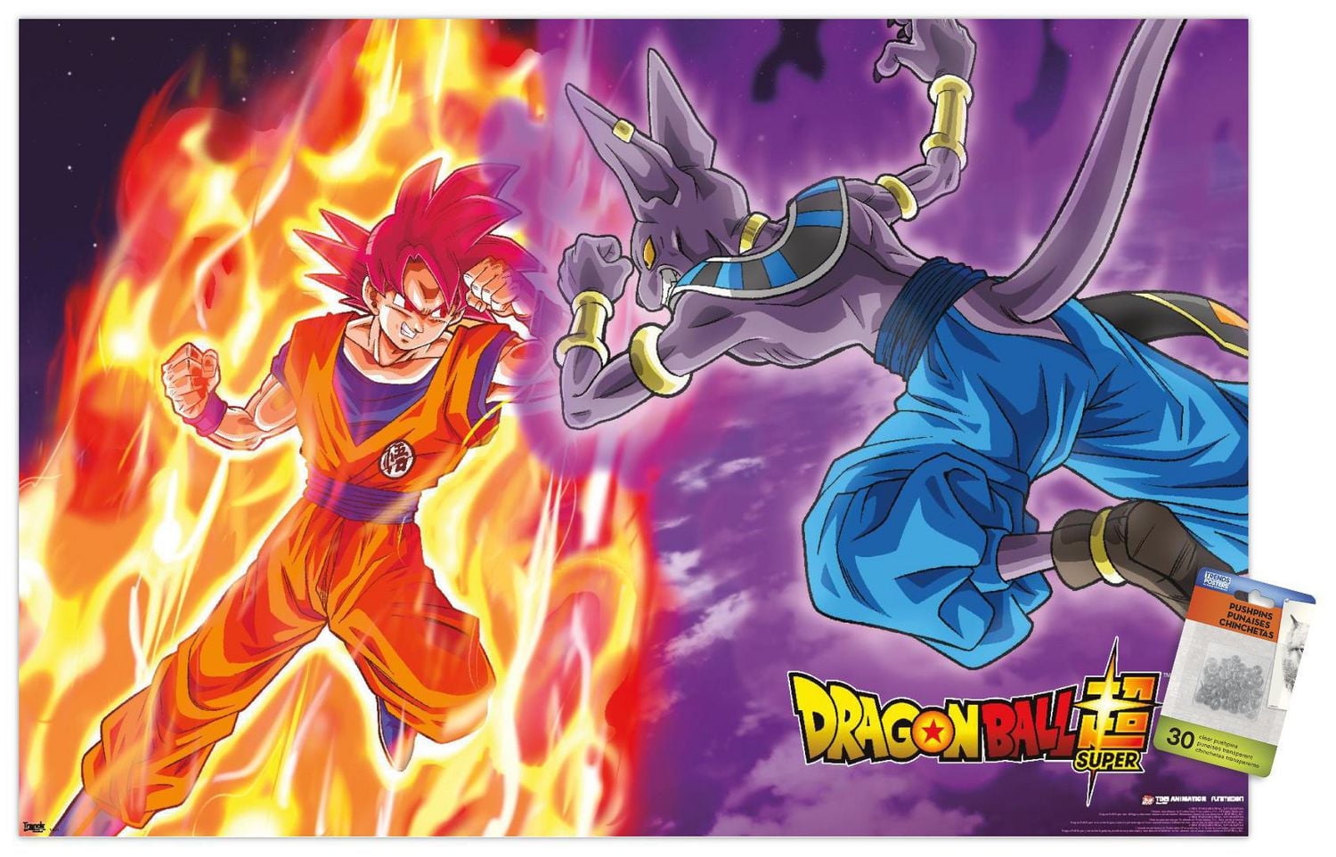 Dragon Ball: Super - Gods Battle Wall Poster
