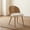 2 pieces Bohemian Wicker Chair, variant on Wicker Dining Chairs Set of 2, Farmhouse Soft Cushioned Cane Back Kitchen Chair, Wing-Back Dining Chair with Metal Legs for Home Kitchen, Brown