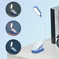 thumbnail image 4 of Toystoory Luz recargable con Clip para lectura, trabajo, estudio, protección ocular ajustable, lámpara LED de costura, luces de abrazadera de borde de Iluminación y accesorios azul blanco Toystoory HA009592-02B, 4 of 6