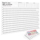 thumbnail image 2 of de calendario de pared Calendario de diarios Póster para tareas domésticas Zulema Afiche Anual, 2 of 7